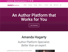 Tablet Screenshot of mandysmedia.com